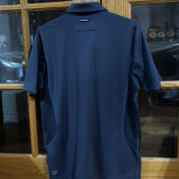 Pre-Owned Puma Men Golf Shirt, size medium, grey in great condition. - Picture 2 of 4